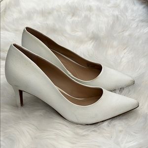 White Alfani Pumps